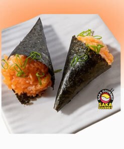 Temaki de atum fresco completo